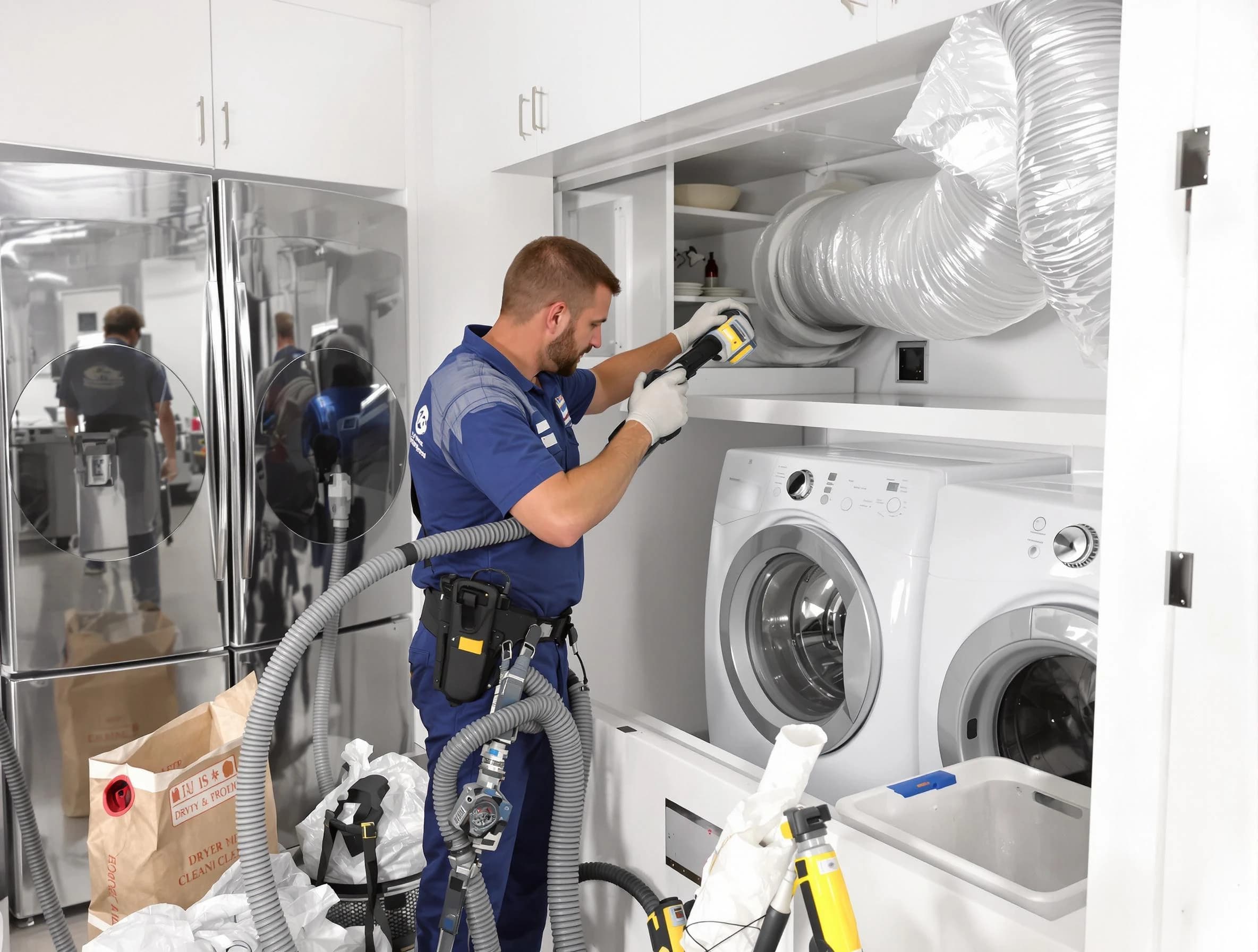 Professional duct cleaning by Johns Creek Dryer Vent Cleaning in Johns Creek