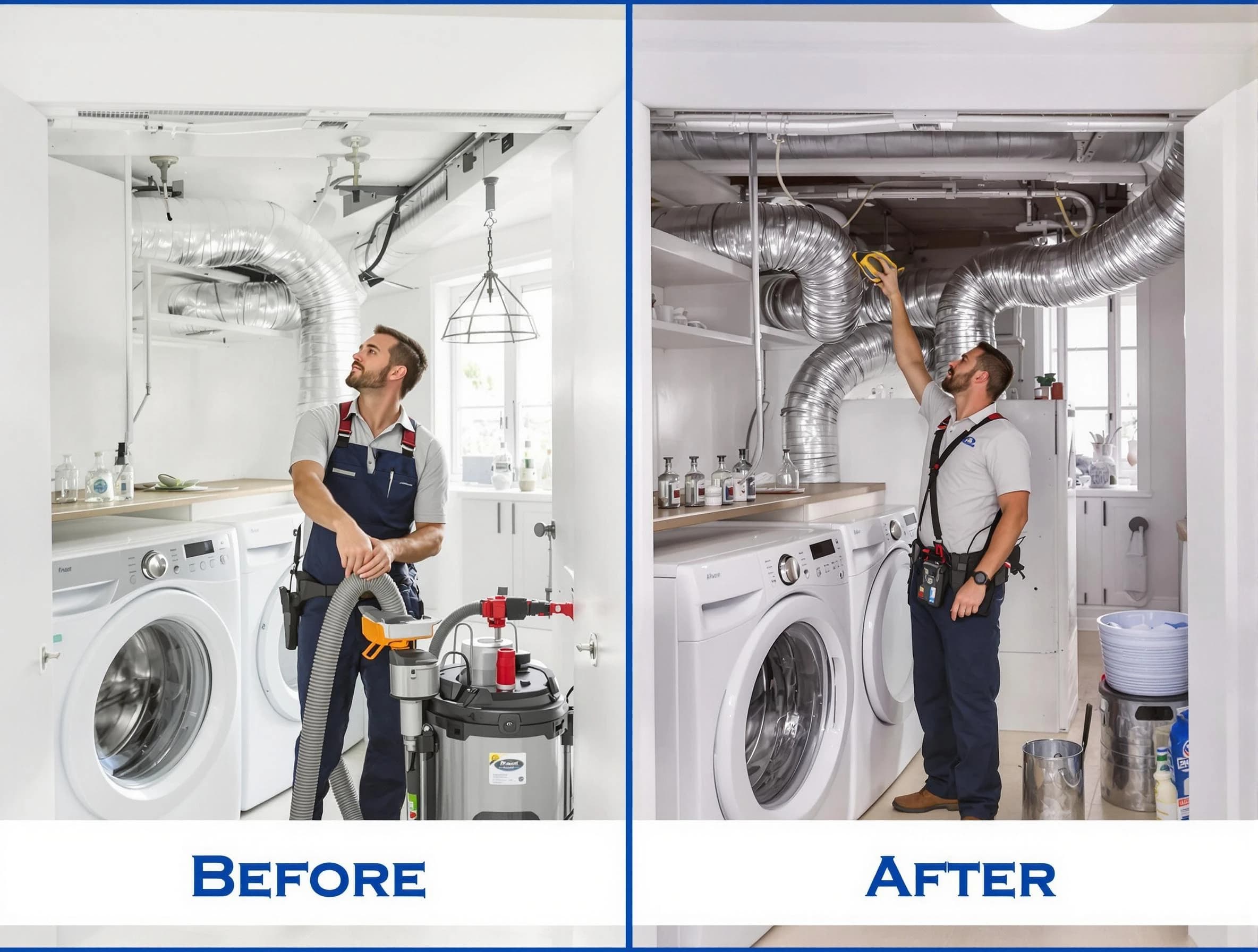 Expert gas dryer vent cleaning by Johns Creek Dryer Vent Cleaning in Johns Creek