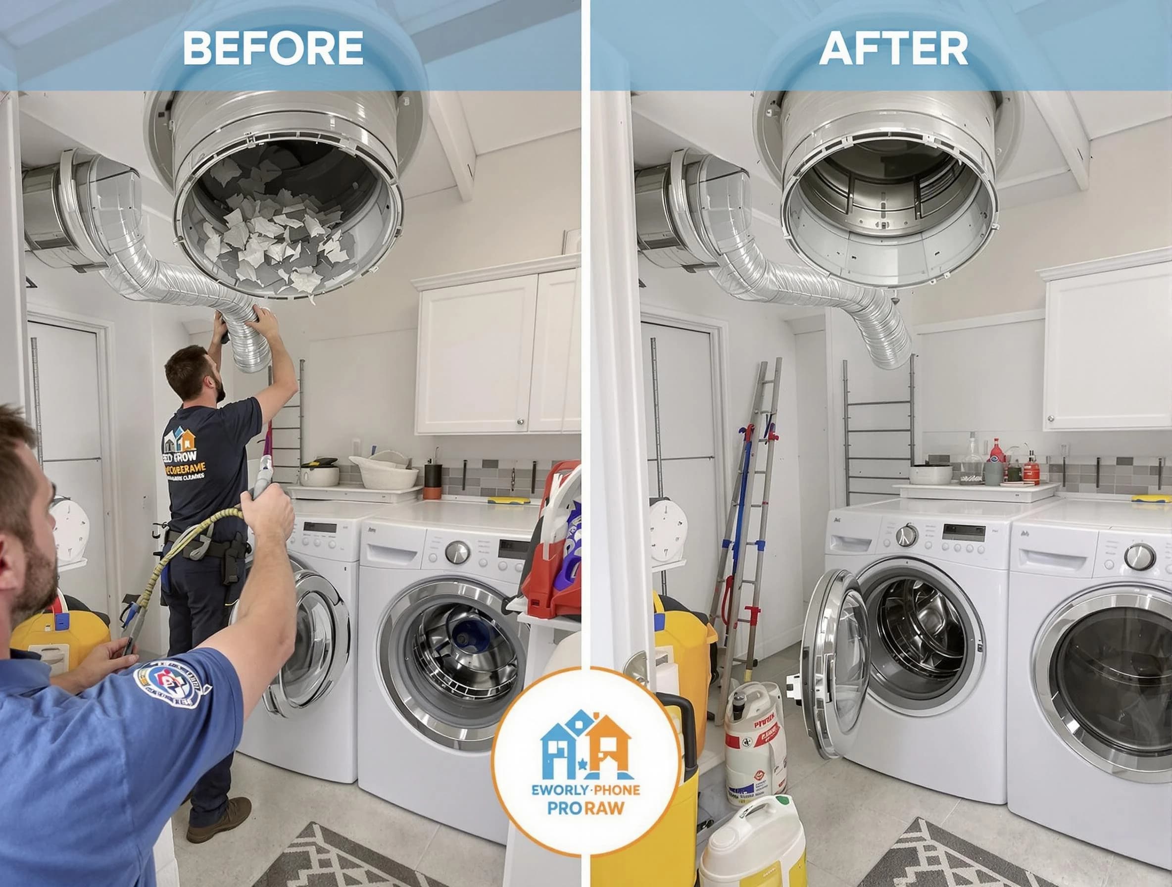 Residential dryer vent cleaning by Johns Creek Dryer Vent Cleaning in Johns Creek