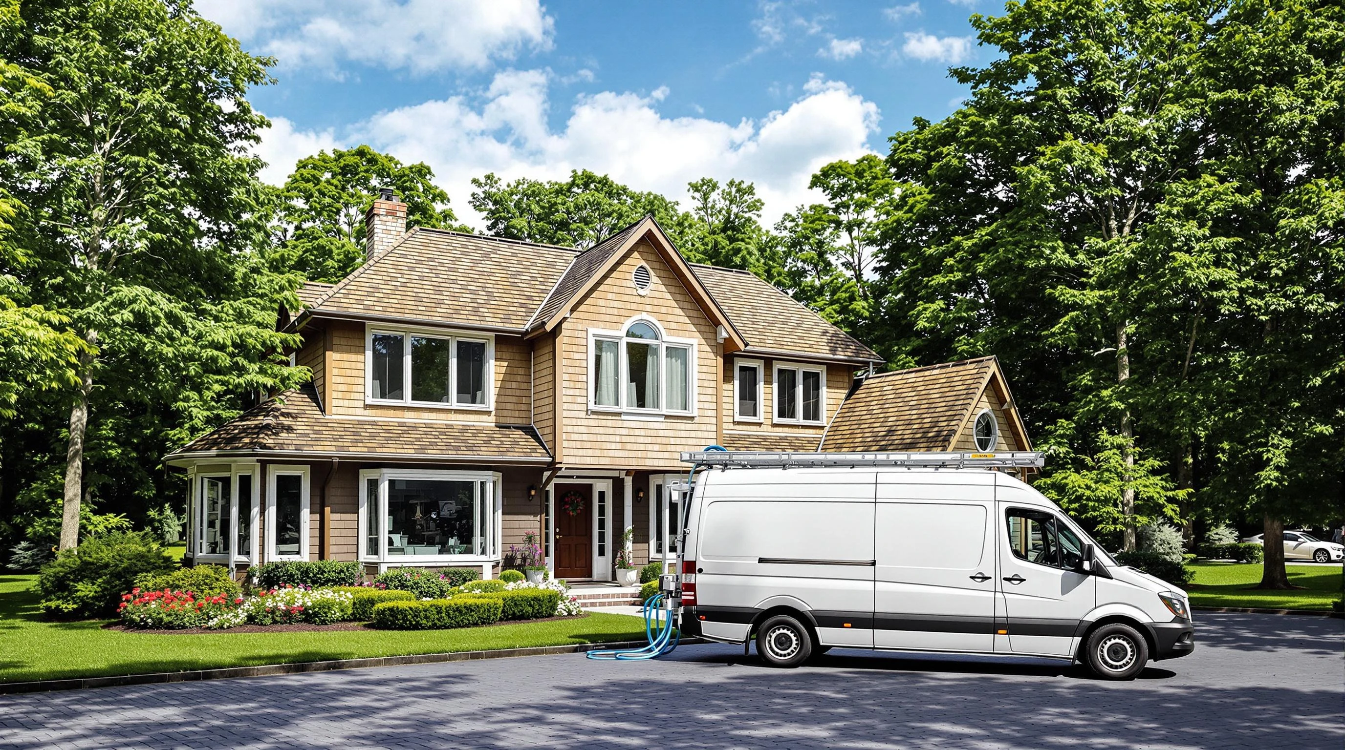 Johns Creek Dryer Vent Cleaning dryer vent cleaning crew working in Roswell, GA