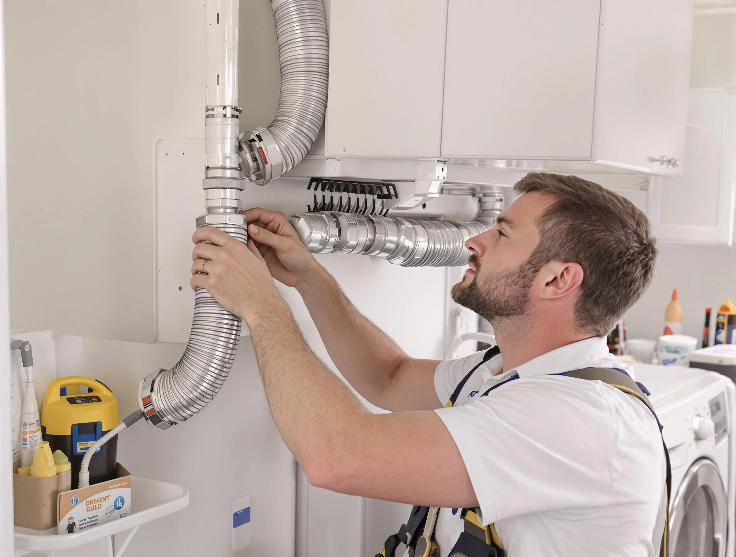 Professional dryer vent repair and installation by Johns Creek Dryer Vent Cleaning in Johns Creek