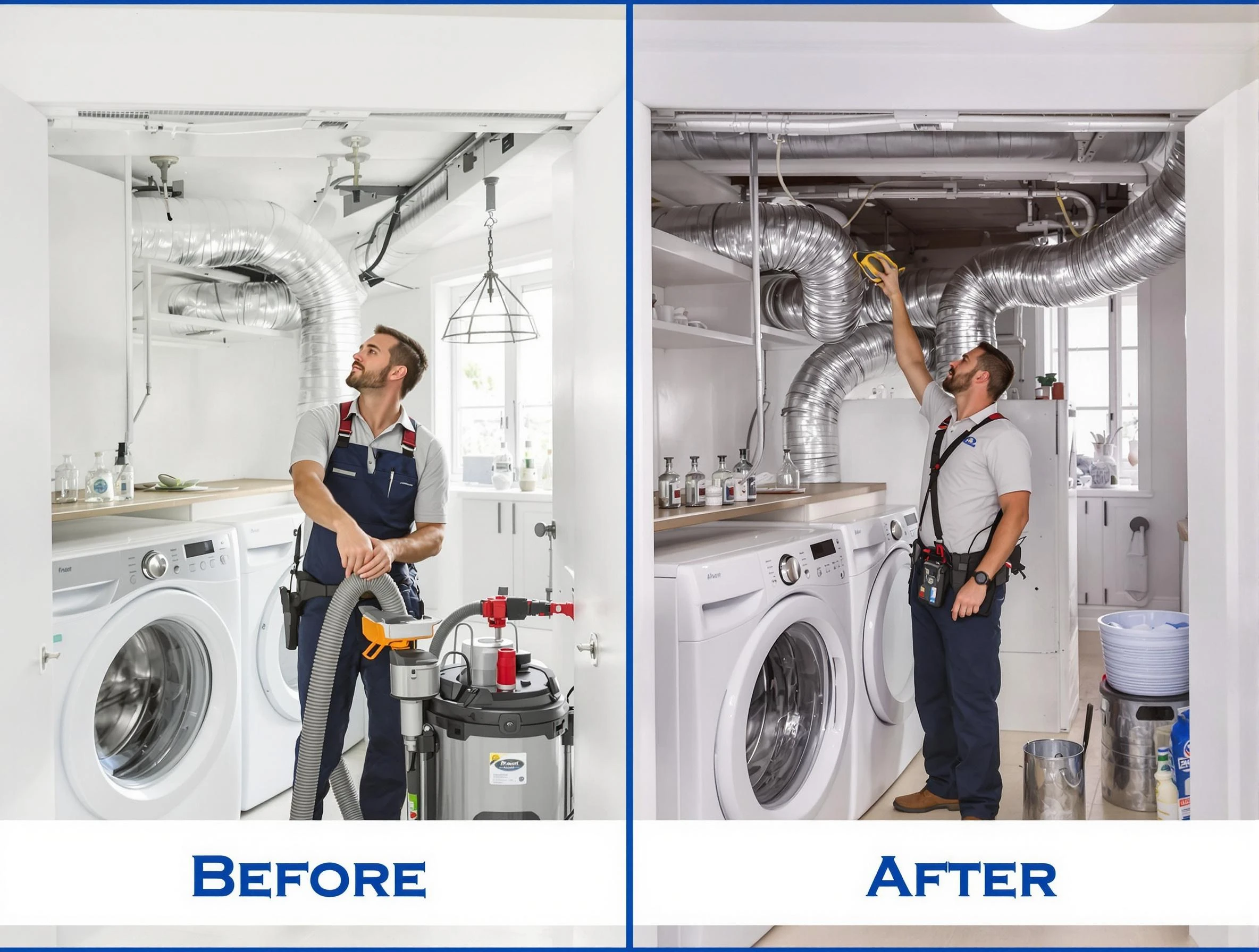 Expert gas dryer vent cleaning by Johns Creek Dryer Vent Cleaning in Johns Creek